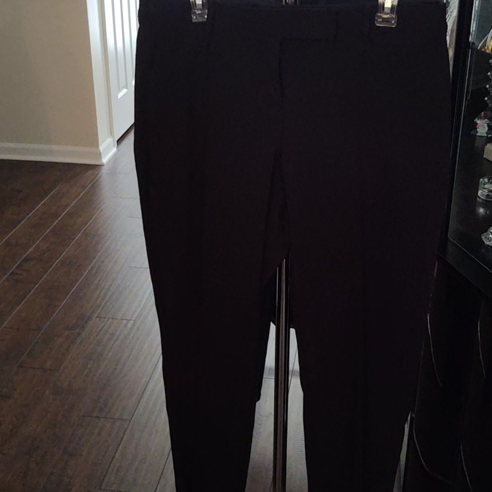 LB blk front seam ankle pant sz14